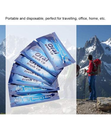 50pcs Disposable Dental Cleaning Wipes - Effective Oral Deep Cleaning Tool for Teeth Care - Buy Online on GoSupps.com
