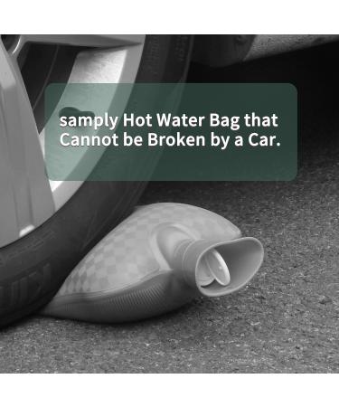 Samply 2L Hot Water Bottle with Soft Cover - Neck & Shoulder Pain Relief - Hot/Cold Therapies - Hand & Feet Warmer - Green - Buy Online on GoSupps.com