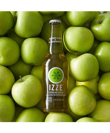 IZZE Apple Sparkling Juice 12 Fl Oz (Pack of 4) - Delicious and Refreshing - Buy Online on GoSupps.com