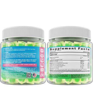 Potassium Citrate Gummies 1666mg for Adults - Potassium Supplement, Magnesium Glycinate, Zinc, B6, B12 & C Electrolyte Gummies for Energy, Recovery & Leg Cramps, Vegan 60 Cts 60 Count (Pack of 1) - Buy Online on GoSupps.com