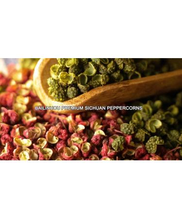 BAILINHOU Premium Szechuan Green Peppercorns & Peppers 114g - Imported from China - Buy Online on GoSupps.com