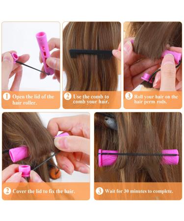 SPTHTHHPY 100PCS Perm Rods & Hair Rollers - 5 Sizes for LongShort Hair DIY Styling - Buy Online on GoSupps.com