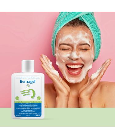 Benzagel 5% Benzoyl Peroxide Acne Wash 85 Milliliters - Buy Online on GoSupps.com