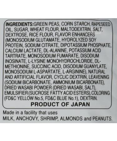 Kasugai Roasted Hot Wasabi Green Peas - Japanese Import | Spicy Snack - Buy Online on GoSupps.com