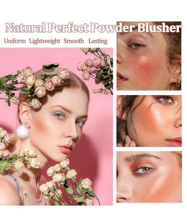 Matte Liquid Powder Blusher with Cushion Applicator | Smooth Creamy Rouge for Cheeks, Lips & Eyes - #05 - Buy Online on GoSupps.com