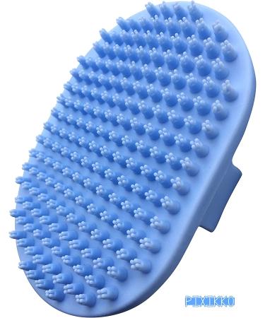 Pixikko Pet Curry Shampoo Brush/Comb for Bathing - Massaging - Deshedding - on Wet or Dry Hair 1-PC - Buy Online on GoSupps.com