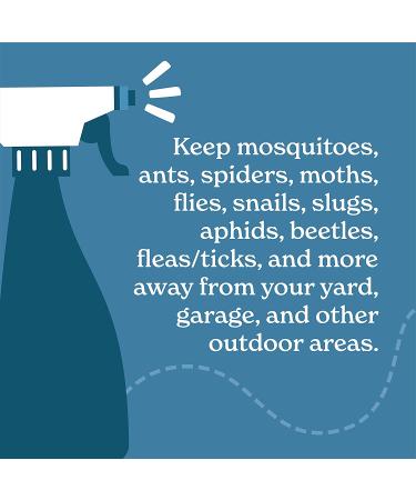 Vine Homecare 32oz Outdoor Pest Control Spray - Repels Lice, Flies, Beetles, Spiders, Mosquitoes, Ants & More - Natural Non-Toxic Formula - Quick & Easy Pest Control - Safe for Kids & Pets - Buy Online on GoSupps.com