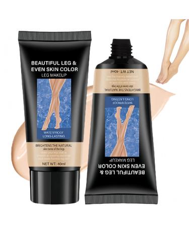 Maquillage jambes waterproof sans transfert maquillage jambes pour couvrir les veines maquillage couvrant tatouage maquillage jambes et cicatrices perfecteur corps longue tenue (1 Pi ce)