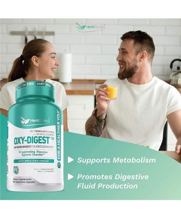 Colon Cleanse & Detox with Apple Cider Vinegar - 90 Vegan Pills for Men & Women - Buy Online on GoSupps.com