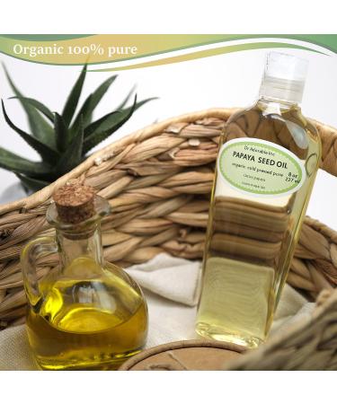 Dr Adorable 8 oz Papaya Seed Oil - 100% Pure Organic Cold Pressed - Premium Natural Skin Care - Buy Online on GoSupps.com