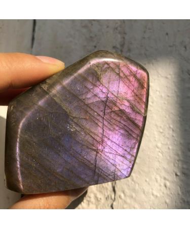 190g Natural Purple Labradorite Freeform Crystal Gemstone SpecimenReiki Stone Crystal Reiki