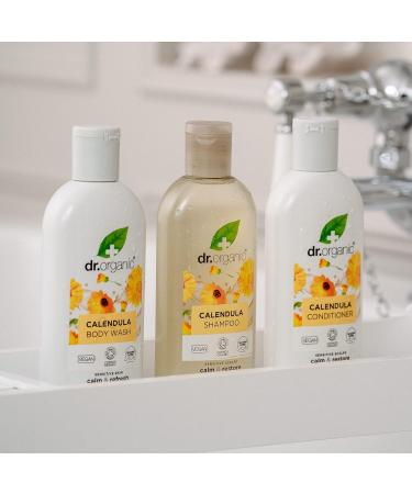 DR Organic Marigold Conditioner - Fragrance-Free Vegan Natural & Paraben-Free - 265ml for Sensitive Skin - Buy Online on GoSupps.com