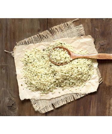 Organic Peeled Hemp Seeds 1000g - Rich in Omega 3-6-9 32% Protein Raw Food Quality Gluten-Free - Premium European Superfood - Buy Online on GoSupps.com