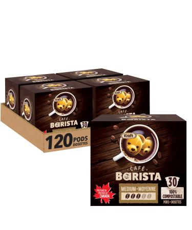 Kraft Caf Barista Medium Roast Coffee Keurig K-Cup Pods 4 ct Case