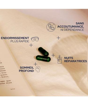 EPYCURE - Peaceful & Serene Sleep Cure - Fast Sleep Reparative Sleep Without Addiction - 99.6% Natural - Valerian Kudzu Magnesium - 1 Month - Vegan - Made in France - Buy Online on GoSupps.com