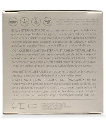 Sensilis Eternalist A.G.E. Mask - Anti-Aging Mousse with Manilkara Extract & Biomimetic Peptides - Revitalize Skin & Prevent Aging - 50ml - Buy Online on GoSupps.com