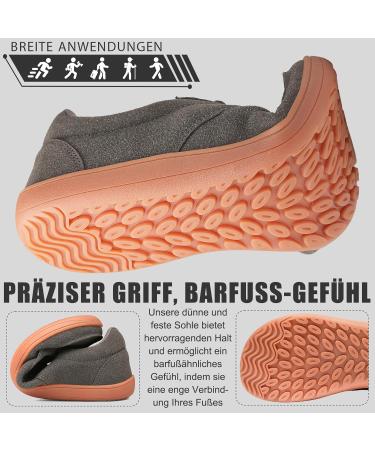 Buy Zgpwwwl Men's Wide Toe Minimalist Barefoot Sneakers - Outdoor Sports & Hiking Shoes - 44 EU Far Dark Gray - Buy Online on GoSupps.com