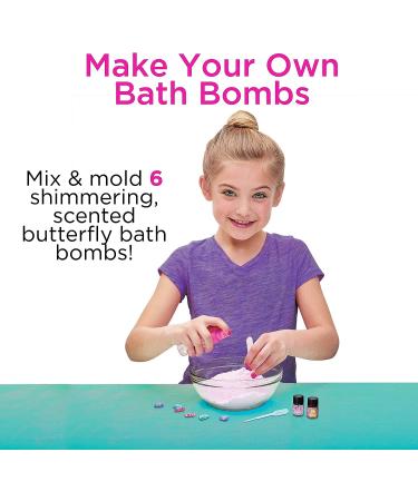 Creativity for Kids Butterfly Surprise Bath Fizzies - DIY Bath Bomb Kit (Makes 6) - Buy Online on GoSupps.com