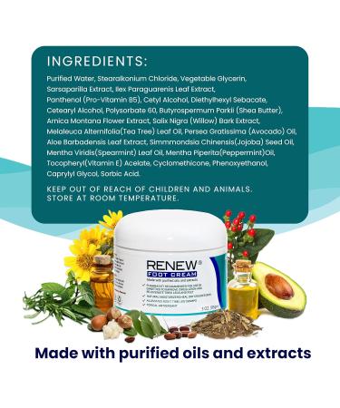 KPW Laboratories Dry Cracked Heels & Diabetic Foot Cream | All-Natural Hydrating Foot Care for Men & Women | Enhance Circulation & Heal Dry Feet - Buy Online on GoSupps.com