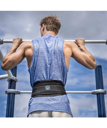 Eric Flag Dip Belt for Calisthenics - Weight Belt for Pull-Ups Dips & Strength Training - Includes Chain & 2 Carabiners | Ideal for Bodybuilding & CrossFit - Buy Online on GoSupps.com