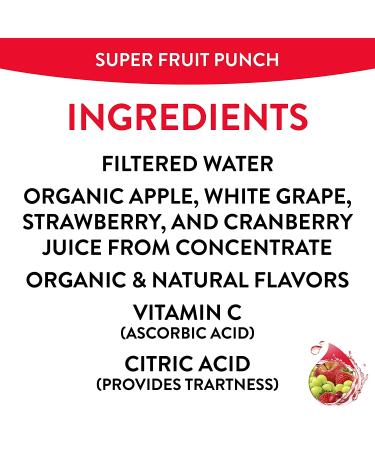 Honest Kids Super Fruit Punch Organic Juice Drink 6.75 Fl Oz 32 Pack - Buy Online on GoSupps.com