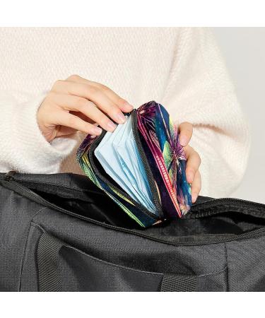 Anna Cowper Neon Dragonfly Sanitary Napkin Storage Bag - Portable Period Pouch for Women and Teen Girls (1Pcs, Multi-colored) - Buy Online on GoSupps.com