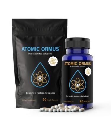 Suspended Solutions - Atomic ORMUS - Capsules - MONATOMIC Gold Capsules - 100% Pure ORMUS Powder - 100% Vegan - ormus Gold, monatomic Gold,(90 Capsules)