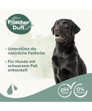 Beaphar Shampoo for Black Fur - Vegan pH-Neutral Sage & Aloe Vera - Skin-Friendly 0% Parabens & Silicone - 250ml - Buy Online on GoSupps.com