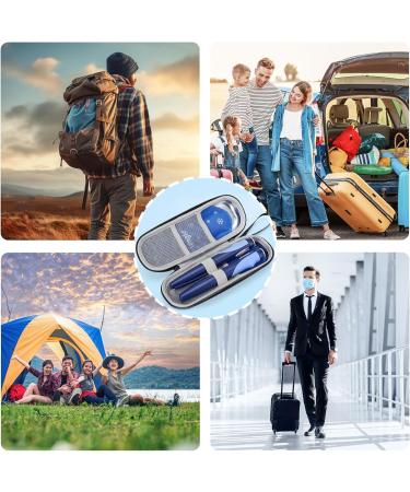 Vueinrg Navy Insulin Pen Bag - Portable Diabetes Cooling Case for Travel | Insulin Pen Storage & Diabetic Utensil Organizer - Buy Online on GoSupps.com