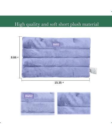 Romfox Microwavable Heating Pad - Pain Relief for Cramps, Muscles, Joints, Back, Neck & Shoulders - Hot/Cold Therapy Pillow (Purple/Lavender Scented) - Buy Online on GoSupps.com