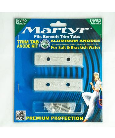 Martyr ANODES Martyr Bennett Trim Tab Anode Kit CMBNT1AKITA