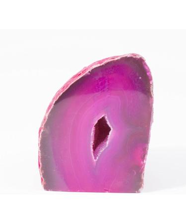 Natural Pink Agate Geode - Genuine Crystal for Home Decor and Healing - Buy Online on GoSupps.com