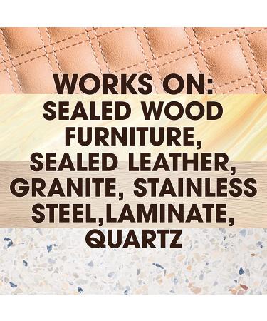 Pledge Multi-Surface Furniture Polish Wipes - 24 Total Lemon Wipes for Wood, Granite, Leather - Cleans and Protects - Buy Online on GoSupps.com