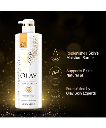 Olay Cleansing & Firming Body Wash with Vitamin B3 and Collagen 26 fl oz - Pack of 4 - Buy Online on GoSupps.com