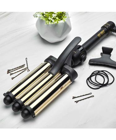 Hot Tools Pro Artist 24K Gold Digital 3 Barrel Hair Waver - Jumbo Size for Defined Waves - Buy Online on GoSupps.com