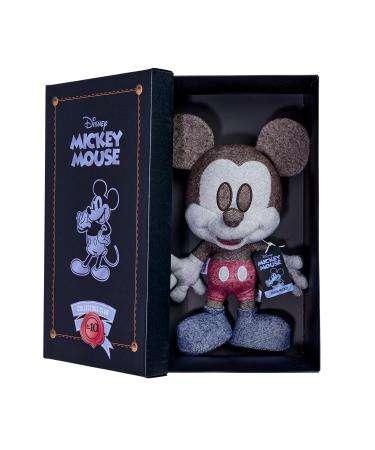 Simba 6315870309 Disney Denim Mickey Mouse - October Edition Amazon Exclusive 35 cm Plush Figure in Gift Box Special Limited Edition Collectible Soft Toy Suitable for Children from Birth