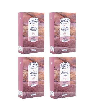 Pack of 6 Dresdner Essence Bath Care Alkaline Bath Salt with Clay 6 x 500 g Salt Bath