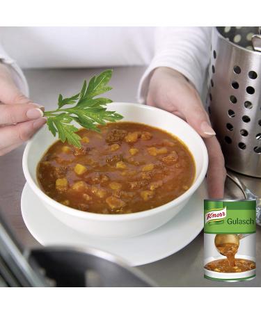 Knorr Meisterkessel Goulash Soup - Ready to Serve Authentic Taste | 2.9 kg Pack (Beef 2.78L) - International Shipping Available - Buy Online on GoSupps.com