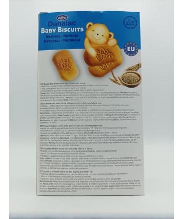 Danalac Baby Cookies - Natural 120g Snacks for 6+ Months - Calcium Iron & Vitamins (Pack of 2) - Healthy Treats for Children - Buy Online on GoSupps.com
