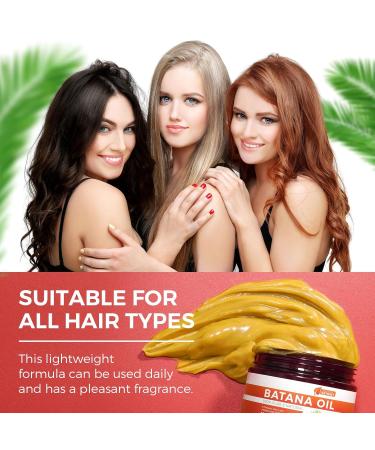 Unrefined Batana Oil for Hair Growth | 100% Pure Organic - Nourish Scalp Enhance Texture & Shine - 4.2 Oz - Buy Online on GoSupps.com