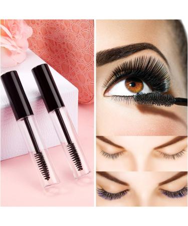 40pc 10ml Empty Mascara Tubes w/ Funnels - DIY Eyelash Wand & Castor Oil Container (Black) - Buy Online on GoSupps.com