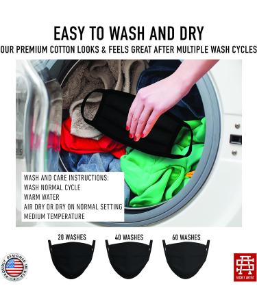 Reversible Unisex Face Mask - Washable & Reusable | X-Small to Small Fit | Charcoal Grey/Black - Buy Online on GoSupps.com