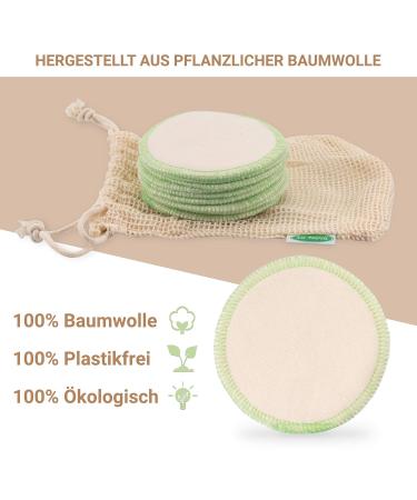 Buy Io Nova Sliming Pads - 12 Washable Cotton Pads for Gentle Facial Cleaning | Sustainable Soft Eco-Friendly Perfect for All Skin Types - Buy Online on GoSupps.com