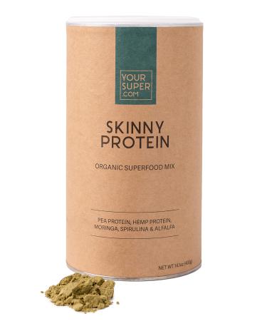 Your Super Skinny Protein Mix - Pea Protein Hemp Protein Moringa Spirulina and Alfalfa 400g