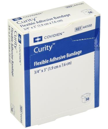 COVIDIEN 44100 Medplus Services Fabric Bandage 3/4"x3" 50/PK 24PK/CS