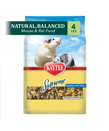 Kaytee Supreme Mouse and Rat Food 4 Pound (Pack of 1) - Buy Online on GoSupps.com