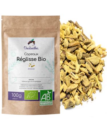 Chabioth Chabioth - Organic licorice - chips of licorice sticks 100g - compostable sachet