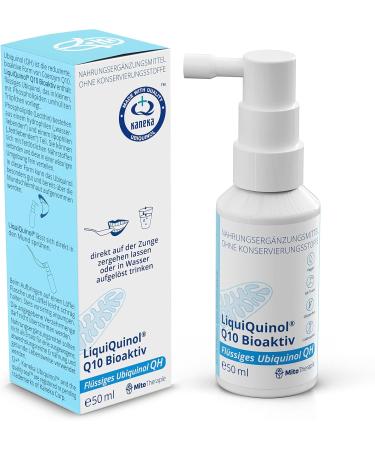 Liquiquinol Q10 Bioactive - Liquid Ubiquinol 50 ml | Highest Bioavailability Coenzyme Q10 - Buy Online on GoSupps.com