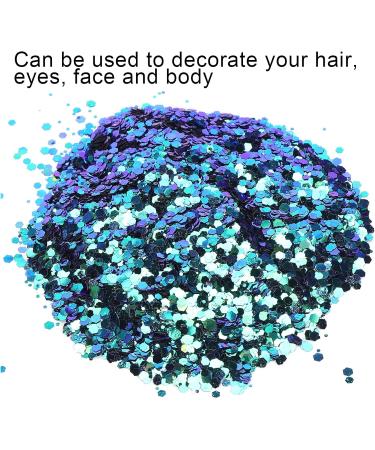Nail Art Sequins Odor free Safe Non toxic Shine Brightly Nail Art Decoration Sequins for Household Nail Shop for Music Festival Party Ceremony(7850) - Buy Online on GoSupps.com