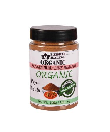 Blessfull Healing Organic Paya Masala 200 Gram Airtight Container (Packing May Vary) 200 Gram 7.05 oz